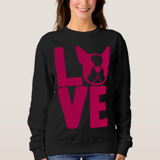 Sudadera Boston Terrible Love Square En Pink Relaja (Anverso)