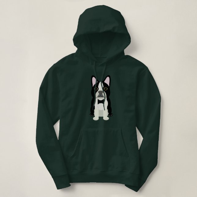 Sudadera Boston Terrier  (Diseño del anverso)