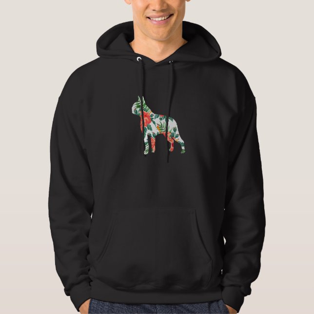 Sudadera Boston Terrier Aloha Perro Hawaiano 1 (Anverso)