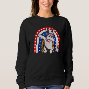 Sudadera Boston Terrier Dabbing 4 De Julio Leopardo De Band