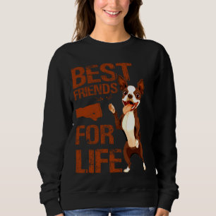 Sudadera Boston Terrier Dog Lover Mejor Amigo para Bot de V
