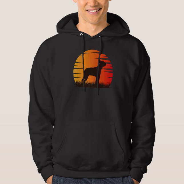 Sudadera Boston Terrier Dog Retro 16 (Anverso)