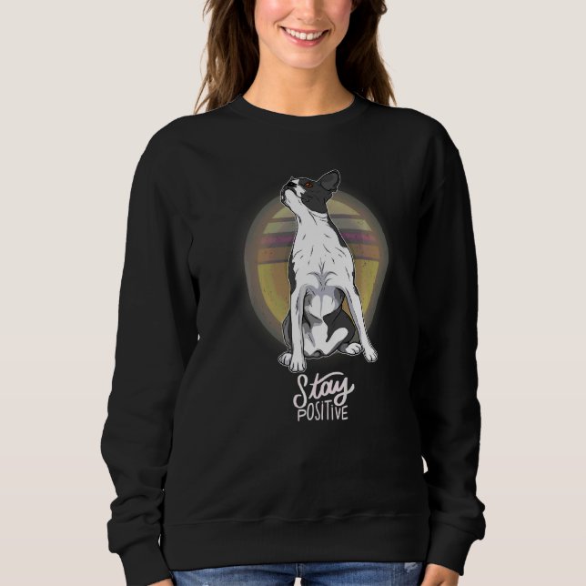 Sudadera Boston Terrier Dog Vintage (Anverso)