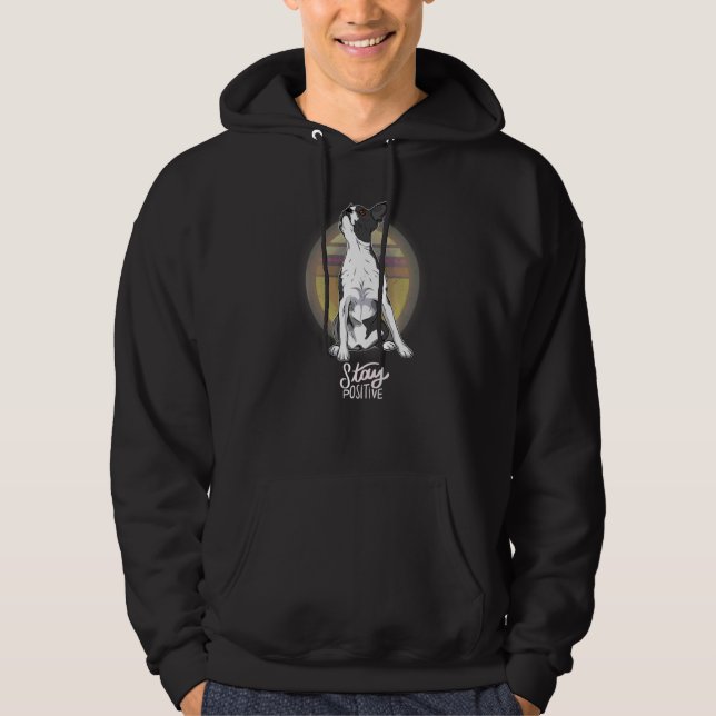 Sudadera Boston Terrier Dog Vintage (Anverso)