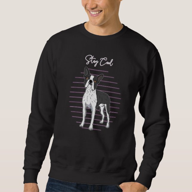 Sudadera Boston Terrier Dog Vintage 1 (Anverso)