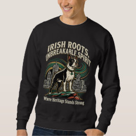 Sudadera Boston Terrier Irish Heritage Pride
