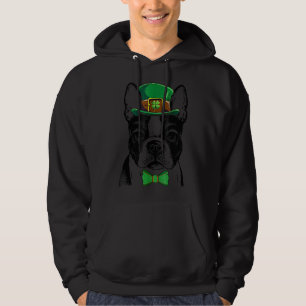 Sudadera Boston Terrier Leprechaun St Patrick Day Irlandés