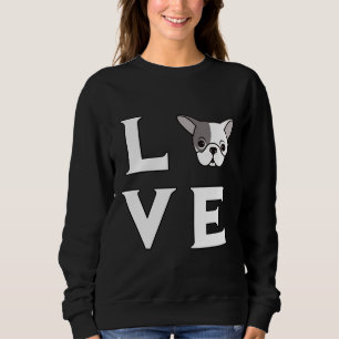 Sudadera Boston Terrier Love