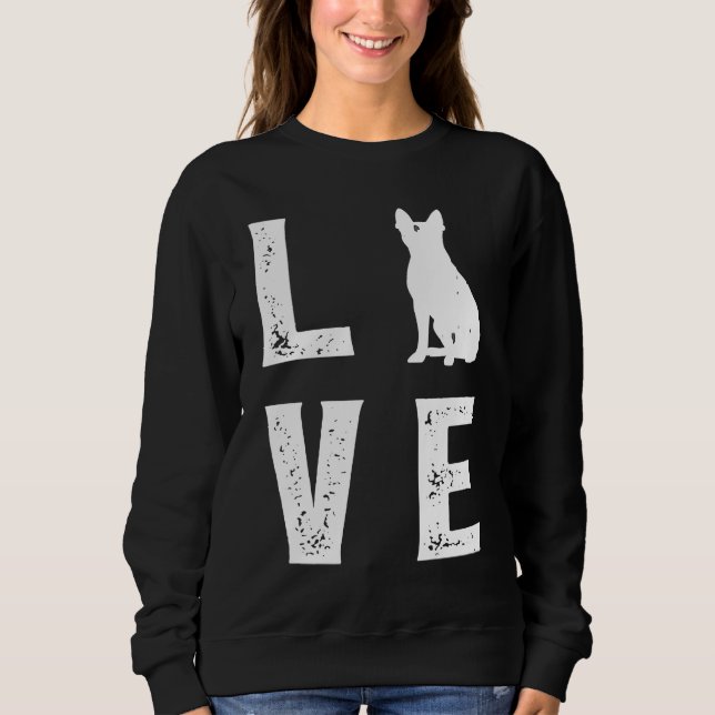 Sudadera Boston Terrier Love  1 (Anverso)