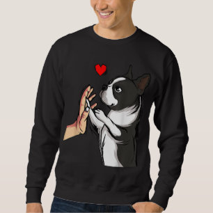 Sudadera Boston Terrier Love Bostie Dog Mom Funny Chicas