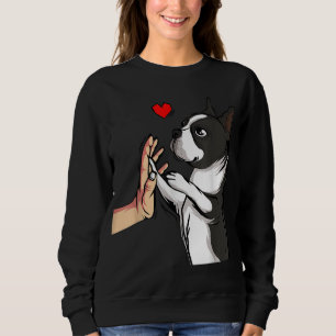 Sudadera Boston Terrier Love Bostie Dog Mom Funny Chicas