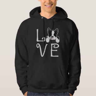 Sudadera Boston Terrier Love Relaja Fit