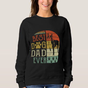 Sudadera Boston Terrier Mejor Perro Papá Vintage Da