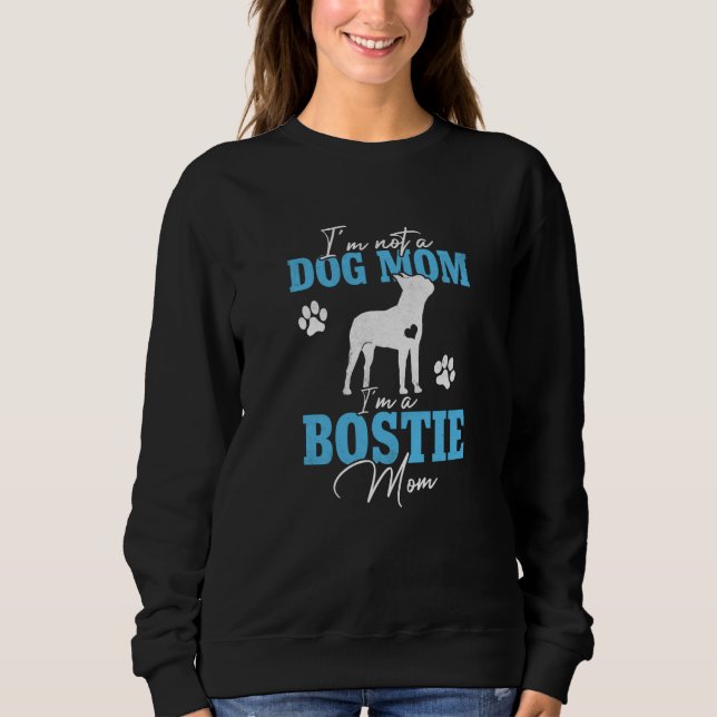 Sudadera Boston Terrier Mom Dog  for Women Mother's Day (Anverso)