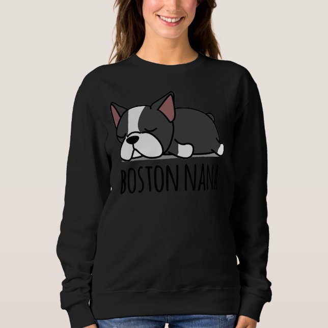 Sudadera Boston Terrier Nana Fked (Anverso)