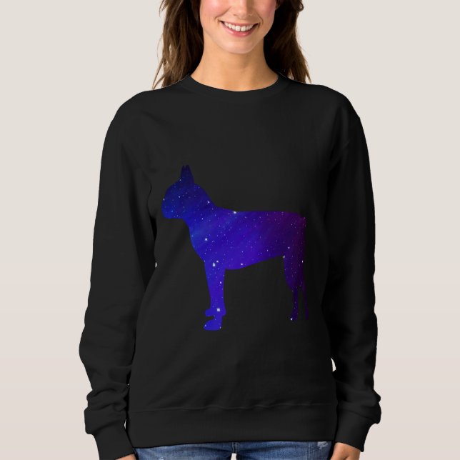 Sudadera Boston Terrier Universo (Anverso)