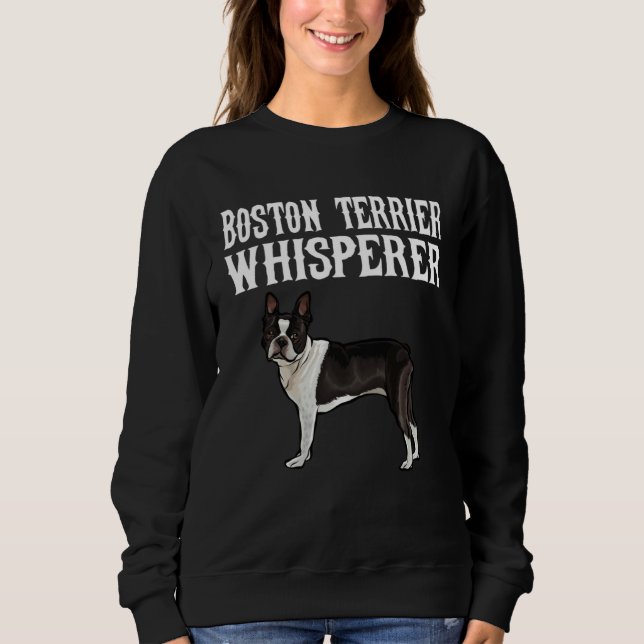 Sudadera Boston Terrier Whisperer Dog (Anverso)