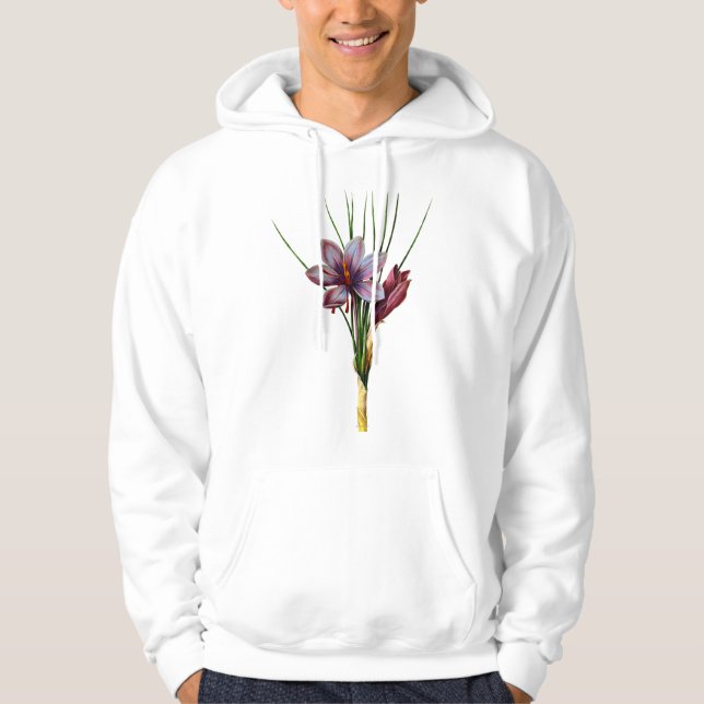 Sudadera Botánica: Azafrán (Anverso)