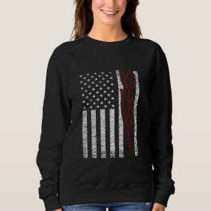 Sudadera Botánico Amor Tulip Garden Flor Retro Bandera de E