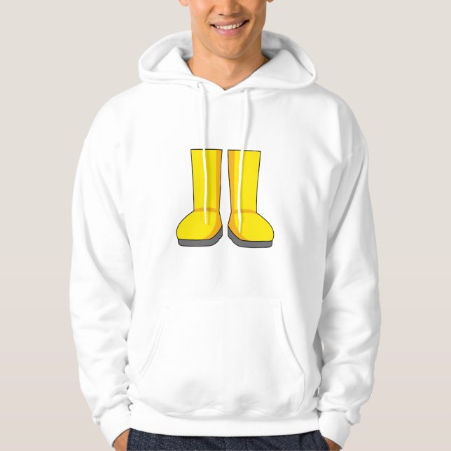 Sudadera Botas de lluvia amarillas de goma (Anverso)