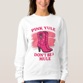 Sudadera Botas de vaquera de Navidad