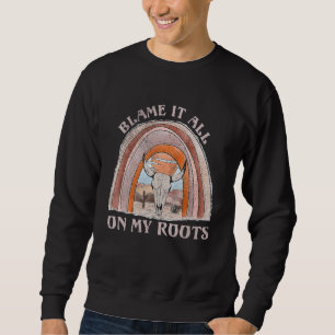 Sudadera Botas De Vaquera Lindas Sombrero Echalo La Culpa A