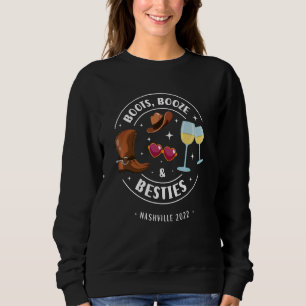Sudadera Botas Licor Y Amigas Nashville Despedida de Solter