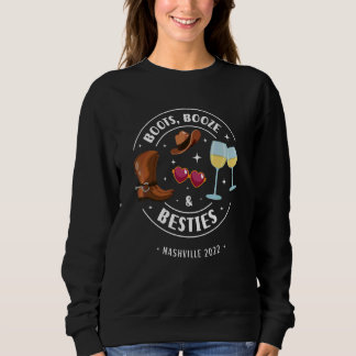 Sudadera Botas Licor Y Amigas Nashville Despedida de Solter