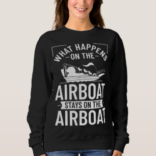 Sudadera Bote de Pantano de Carreras de Avión Hidroplano Rc