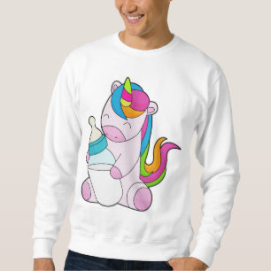 Sudadera Botella de leche de unicornio