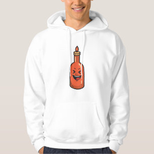 Sudadera Botella de Salsa Picante de Dibujos Animados Adora