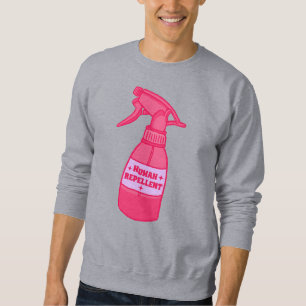 Sudadera Botella de spray repelente humano humor descarado