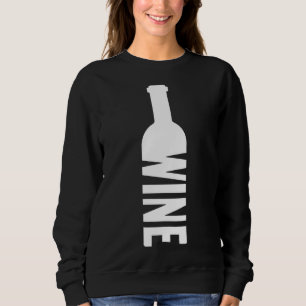Sudadera Botella De Vino Y Vidrio