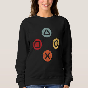 Sudadera Botones de acción del controlador de consola de ju