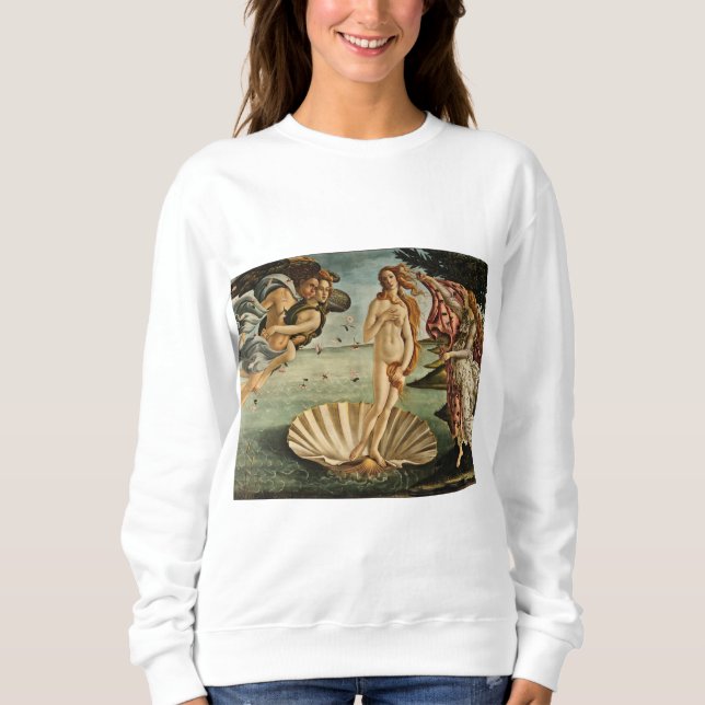Sudadera Botticelli - El nacimiento de Venus (Anverso)