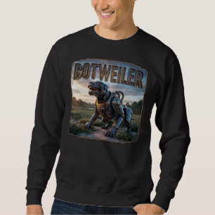 Sudadera Botweiler Fotográfico – Rottweiler Robot Divertido