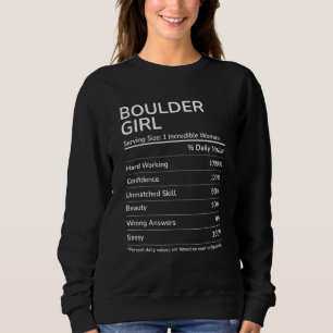 Sudadera Boulder Chica Funny Colorado Hometown