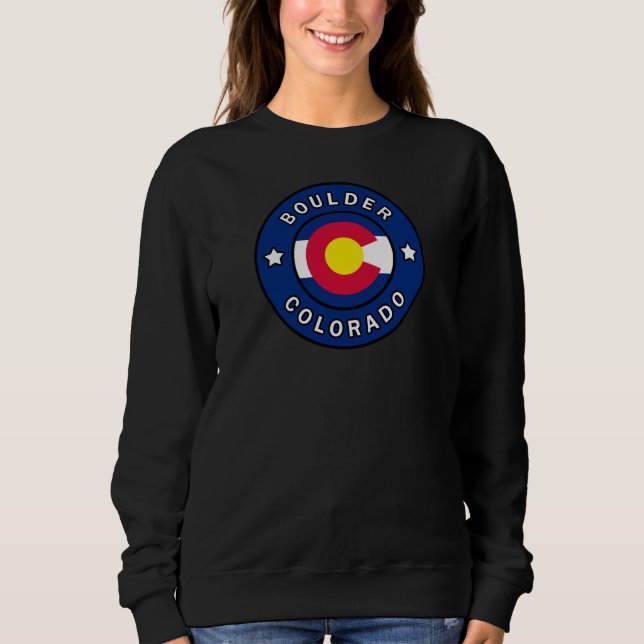 Sudadera Boulder Colorado (Anverso)