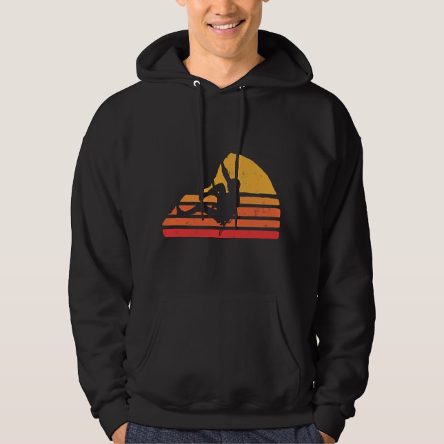 Sudadera Bouldering Acongojado Roca Retro Escalada en Roca  (Anverso)