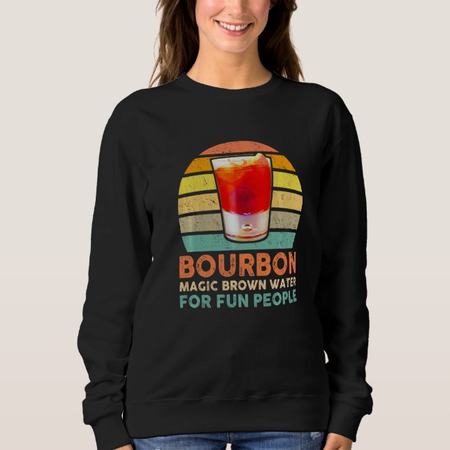 Sudadera Bourbon Definition Magic Brown Water For Fun Peopl (Anverso)