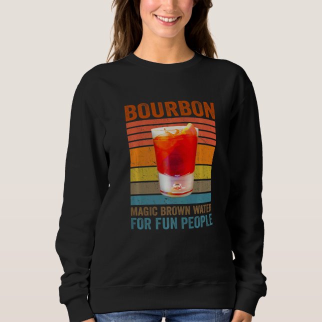 Sudadera Bourbon Definition Magic Brown Water For Fun Peopl (Anverso)