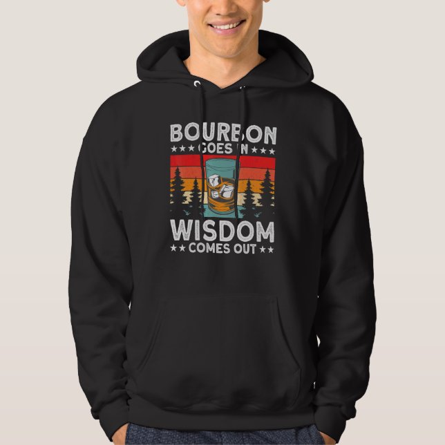 Sudadera Bourbon sale en sabiduría y entra Borbón (Anverso)