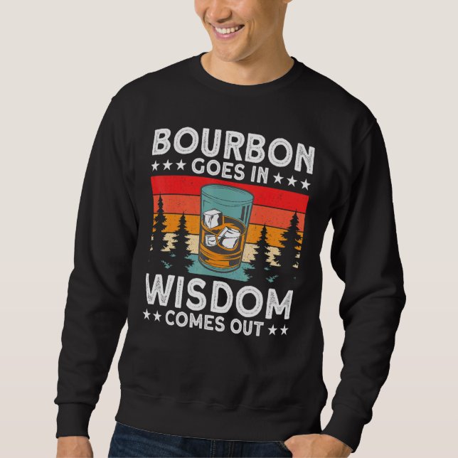 Sudadera Bourbon sale en sabiduría y entra Borbón (Anverso)