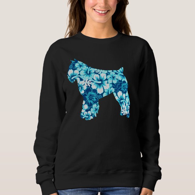 Sudadera Bouvier Des Flandres Aloha Perro Hawaiano (Anverso)