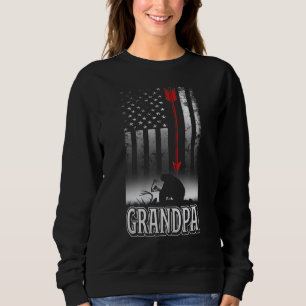 Sudadera Bow Deer Caza Bandera Estadounidense Para La Caza 