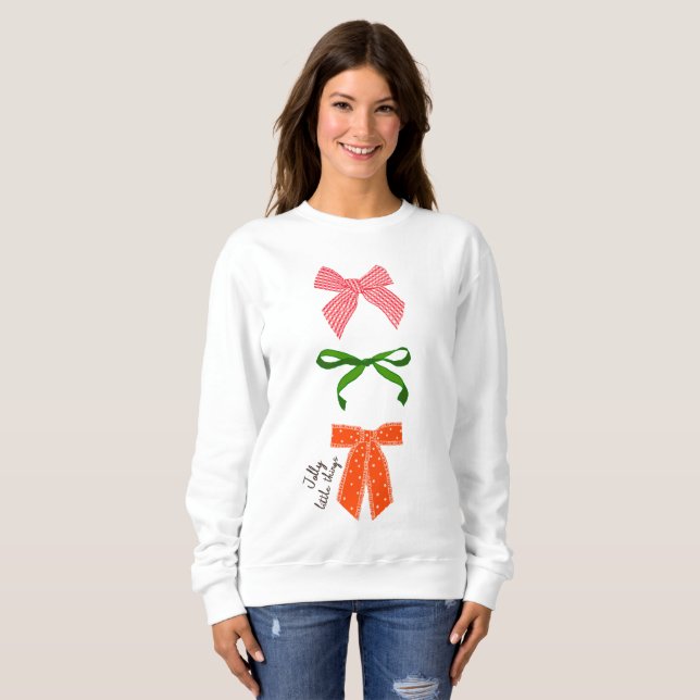 Sudadera Bow Jolly Little Things Navidad  (Anverso completo)