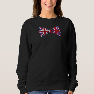 Sudadera Bow Tie Union Jack British England Reino Unido Rei