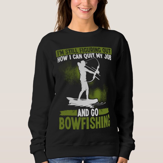 Sudadera Bowfishing Bowhunter Fisherman Archer Airboat Bowf (Anverso)