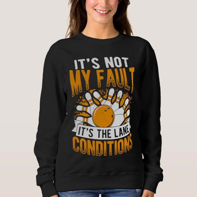Sudadera Bowling Ball Pin Bowler Strike Bowling Team Bowlin (Anverso)