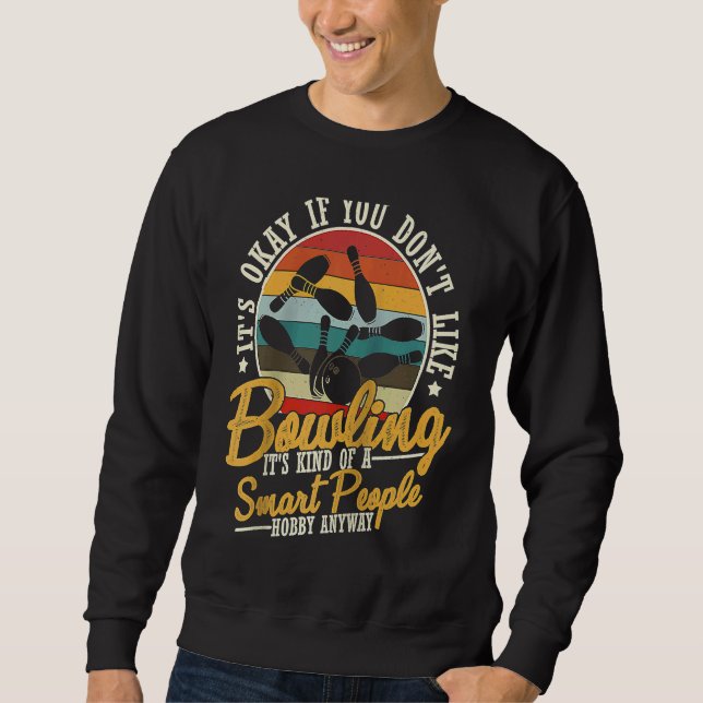 Sudadera Bowling Ball Pin Bowler Strike Team Bowling (Anverso)
